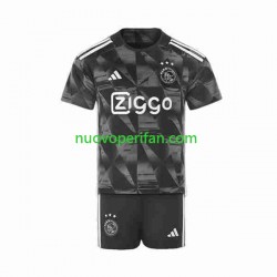 Maglie da Calcio AFC Ajax Bambino Alternativa Tenuta 2023-2024 Maniche Corte