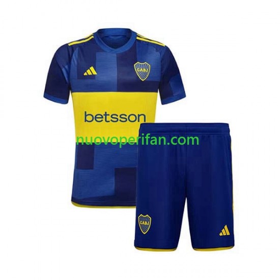 Maglie da Calcio CA Boca Juniors Bambino Prima Tenuta 2023-2024 Maniche Corte