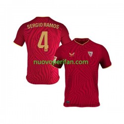Maglie da Calcio Sevilla FC Sergio Ramos 4 Uomo Trasferta Tenuta 2023-2024 Maniche Corte