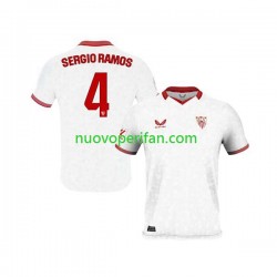 Maglie da Calcio Sevilla FC Sergio Ramos 4 Uomo Prima Tenuta 2023-2024 Maniche Corte