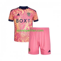 Maglie da Calcio Leeds United Bambino Alternativa Tenuta 2023-2024 Maniche Corte