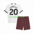 Maglie da Calcio Manchester City Bernardo Silva 20 Bambino Trasferta Tenuta 2023-2024 Maniche Corte
