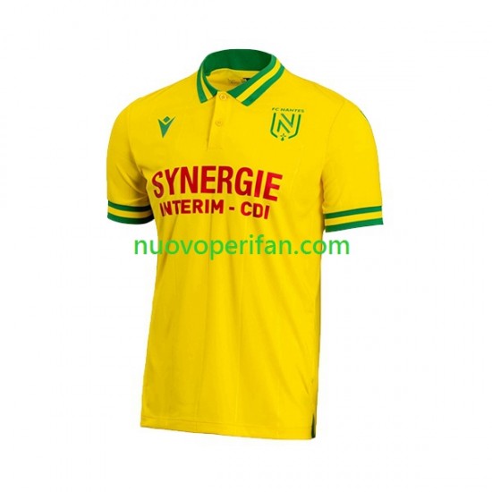 Maglie da Calcio Nantes Uomo Prima Tenuta 2023-2024 Maniche Corte