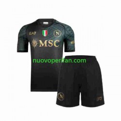 Maglie da Calcio Napoli Bambino Alternativa Tenuta 2023-2024 Maniche Corte