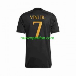 Maglie da Calcio Real Madrid Vini Jr 7 Uomo Alternativa Tenuta 2023-2024 Maniche Corte