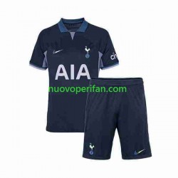 Maglie da Calcio Tottenham Hotspur Bambino Trasferta Tenuta 2023-2024 Maniche Corte