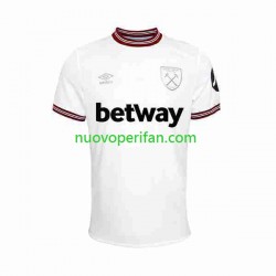Maglie da Calcio West Ham United Uomo Trasferta Tenuta 2023-2024 Maniche Corte