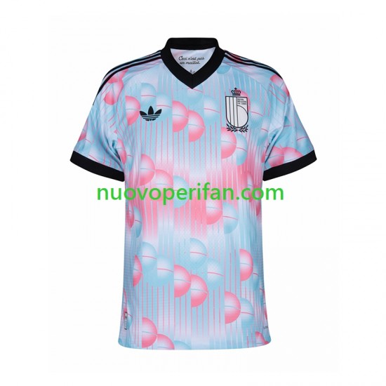 Maglie da Calcio Belgio Uomo Trasferta Tenuta Mondiali 2026 Maniche Corte