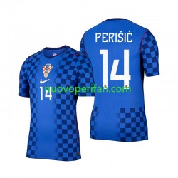Maglie da Calcio Croazia Ivan Perisic 14 Uomo Trasferta Tenuta Mondiali 2026 Maniche Corte