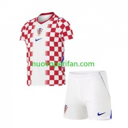 Maglie da Calcio Croazia Bambino Prima Tenuta Mondiali 2026 Maniche Corte