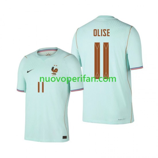 Maglie da Calcio Francia Michael Olise 11 Uomo Trasferta Tenuta Mondiali 2026 Maniche Corte