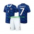 Maglie da Calcio Francia Ousmane Dembele 7 Bambino Prima Tenuta Mondiali 2026 Maniche Corte