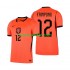 Maglie da Calcio Paesi Bassi Jeremie Frimpong 12 Uomo Prima Tenuta Mondiali 2026 Maniche Corte
