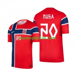 Maglie da Calcio Norvegia Antonio Nusa 20 Uomo Prima Tenuta Mondiali 2026 Maniche Corte