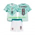 Maglie da Calcio Portogallo Bruno Fernandes 8 Bambino Trasferta Tenuta 2026 2027 Maniche Corte