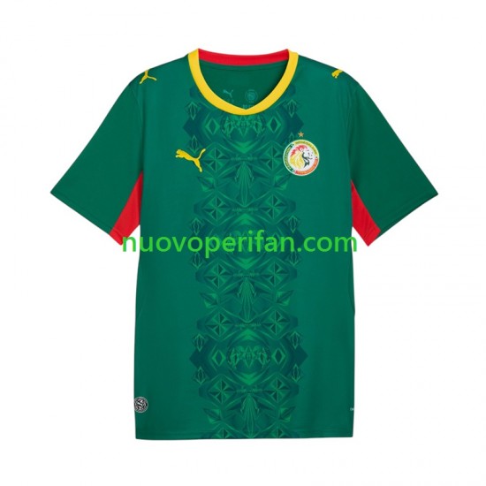 Maglie da Calcio Senegal Uomo Trasferta Tenuta 2026 2027 Maniche Corte