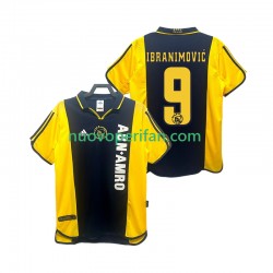 Maglie da Calcio AFC Ajax IBRANIMOVIC 9 2000 2001 Retro Uomo Trasferta Tenuta Maniche Corte
