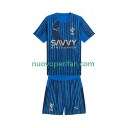 Maglie da Calcio Al Hilal CWC Bambino Prima Tenuta 2025-2026 Maniche Corte