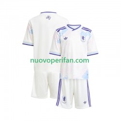Maglie da Calcio Aston Villa Bambino Alternativa Tenuta 2025-2026 Maniche Corte