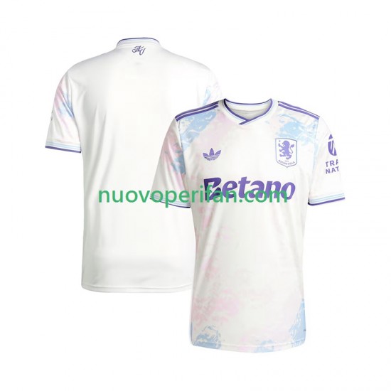 Maglie da Calcio Aston Villa Uomo Alternativa Tenuta 2025-2026 Maniche Corte