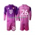 Maglie da Calcio FC Bayern München Sven Ulreich 26 Portiere Bambino Quarta Tenuta 2025-2026 Maniche Lunghe