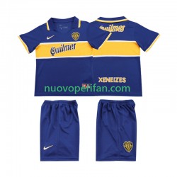 Maglie da Calcio CA Boca Juniors 1996 1997 Retro Bambino Prima Tenuta Maniche Corte