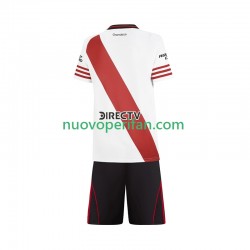 Maglie da Calcio CA River Plate Bambino Prima Tenuta 2025-2026 Maniche Corte