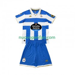 Maglie da Calcio Deportivo La Coruna Bambino Prima Tenuta 2025-2026 Maniche Corte