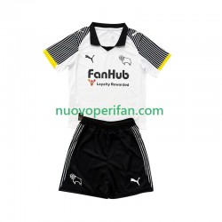 Maglie da Calcio Derby County Bambino Prima Tenuta 2025-2026 Maniche Corte