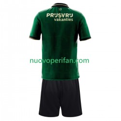 Maglie da Calcio Feyenoord Rotterdam Bambino Quarta Tenuta 2025-2026 Maniche Corte