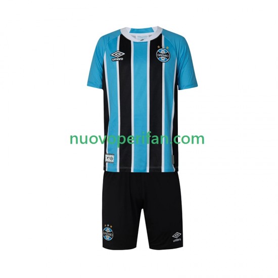 Maglie da Calcio Gremio Bambino Prima Tenuta 2025-2026 Maniche Corte