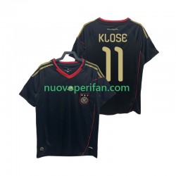 Maglie da Calcio Germania KLOSE 11 Retro Uomo Trasferta Tenuta 2010 Maniche Corte