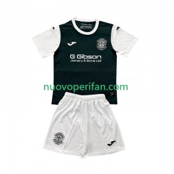 Maglie da Calcio Hibernian Bambino Prima Tenuta 2025-2026 Maniche Corte