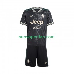 Maglie da Calcio Juventus Bambino Alternativa Tenuta 2025-2026 Maniche Corte