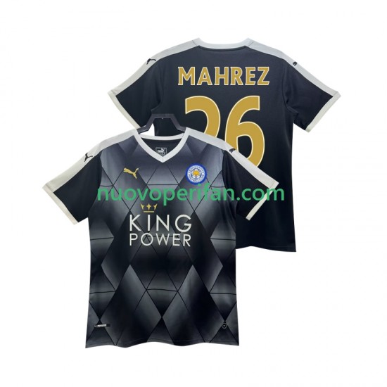 Maglie da Calcio Leicester City MAHREZ 26 2014 2015 Retro Uomo Trasferta Tenuta Maniche Corte