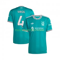 Maglie da Calcio Liverpool Virgil van Dijk 4 Uomo Alternativa Tenuta 2025-2026 Maniche Corte