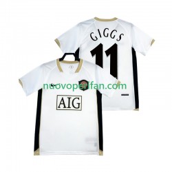 Maglie da Calcio Manchester United GIGGS 11 -2007 Retro Uomo Trasferta Tenuta 2006 Maniche Corte