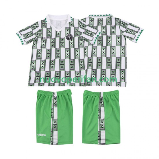 Maglie da Calcio Nigeria Retro Bambino Trasferta Tenuta 1994 Maniche Corte
