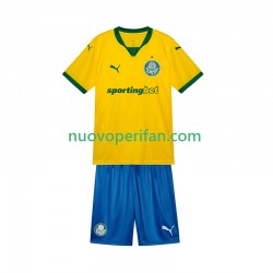 Maglie da Calcio Palmeiras Bambino Alternativa Tenuta 2025-2026 Maniche Corte