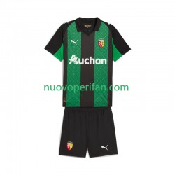 Maglie da Calcio RC Lens Bambino Trasferta Tenuta 2025-2026 Maniche Corte