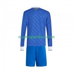 Maglie da Calcio Real Madrid Bambino Alternativa Tenuta 2025-2026 Maniche Lunghe