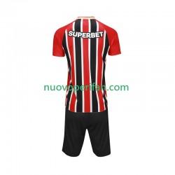 Maglie da Calcio Sao Paulo Bambino Trasferta Tenuta 2025-2026 Maniche Corte
