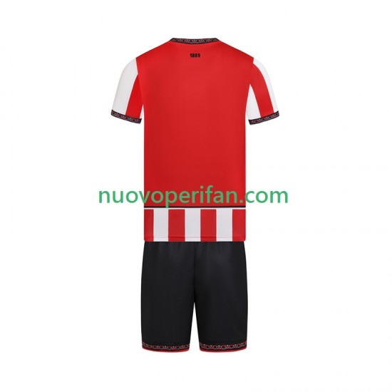 Maglie da Calcio Sheffield United Bambino Prima Tenuta 2025-2026 Maniche Corte