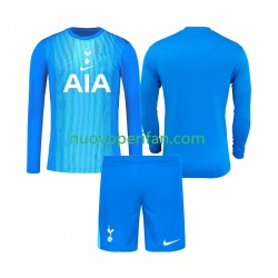 Maglie da Calcio Tottenham Hotspur Portiere Bambino Trasferta Tenuta 2025-2026 Maniche Lunghe