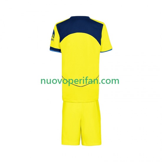 Maglie da Calcio Tottenham Hotspur Bambino Alternativa Tenuta 2025-2026 Maniche Corte
