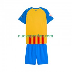Maglie da Calcio Valencia CF Bambino Alternativa Tenuta 2025-2026 Maniche Corte
