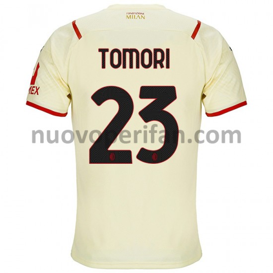 Maglie da Calcio AC Milan Fikayo Tomori 23 Trasferta Tenuta 2021-2022 Maniche Corte