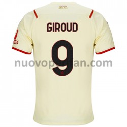 Maglie da Calcio AC Milan Olivier Giroud 9 Trasferta Tenuta 2021-2022 Maniche Corte