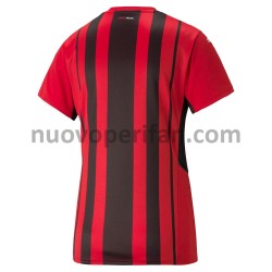 Maglie da Calcio AC Milan Donna Prima Tenuta 2021-2022 Maniche Corte