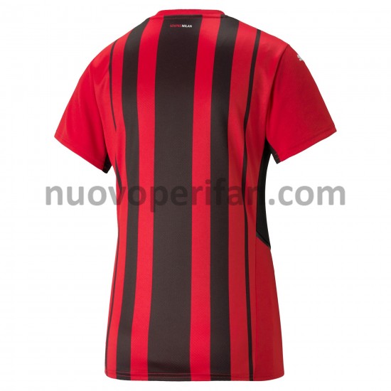 Maglie da Calcio AC Milan Donna Prima Tenuta 2021-2022 Maniche Corte